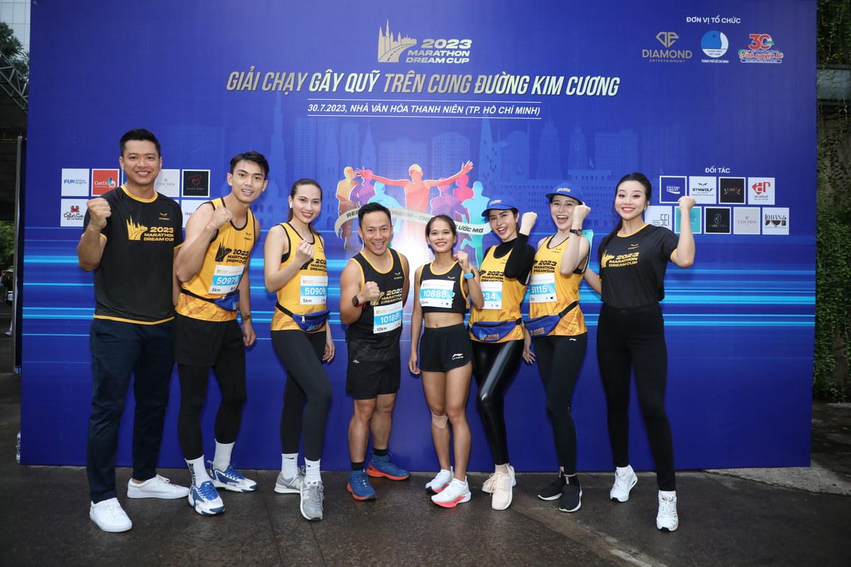 Các Đại sứ Marathon Dream Cup 2023 cháy hết mình cùng hơn 2.000 Runners